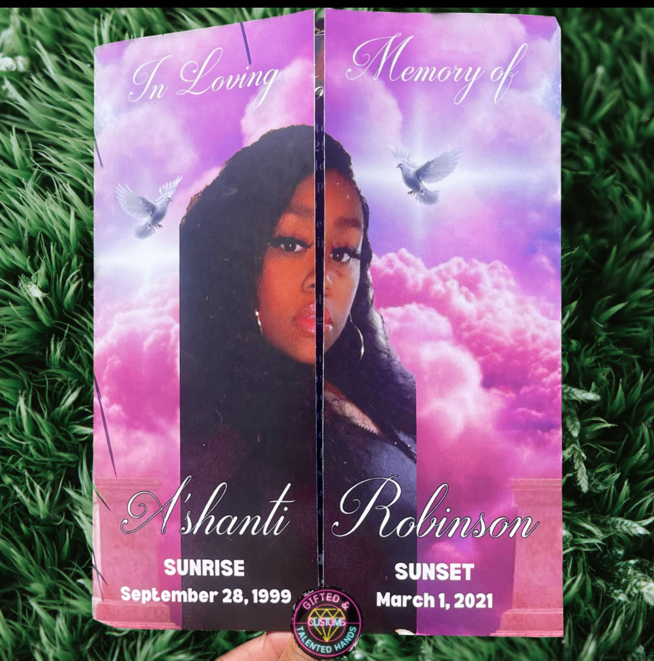 Gatefold obituary (1-50 count)
