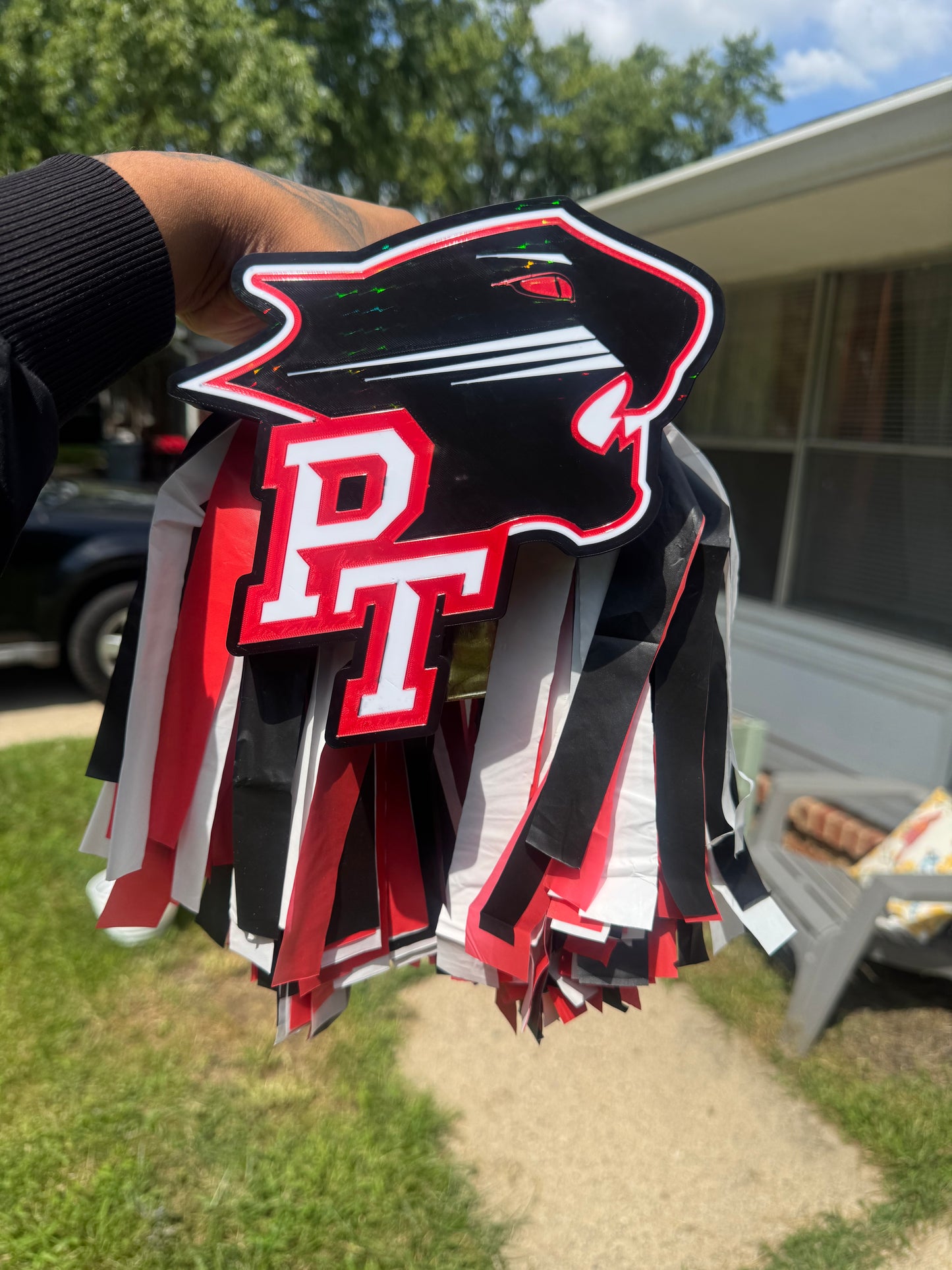 Custom Pom-Pom Spirit Sign