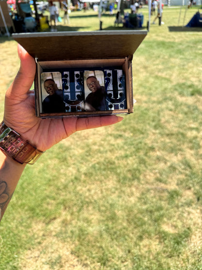 Custom domino set with box