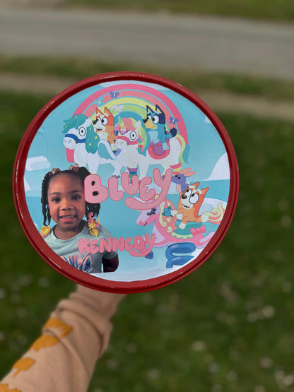 Personalized popcorn tin