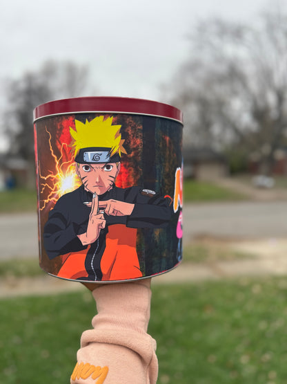 Personalized popcorn tin